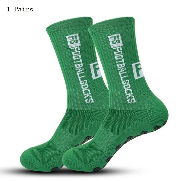 Professional Anti-Slip Athletic Socks - Unisex Performance Sports Socks for Football, Soccer & Basketball
