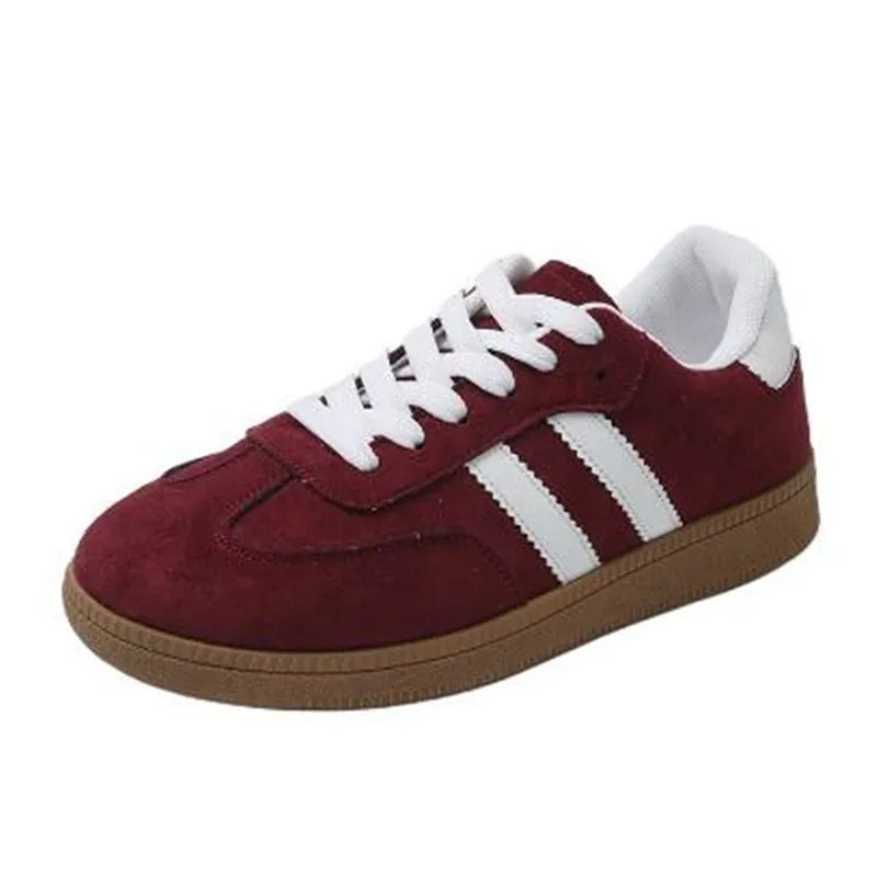 Women's Casual Walking Sneakers - Fashion Flat Vulcanized Shoes for Outdoor Activities