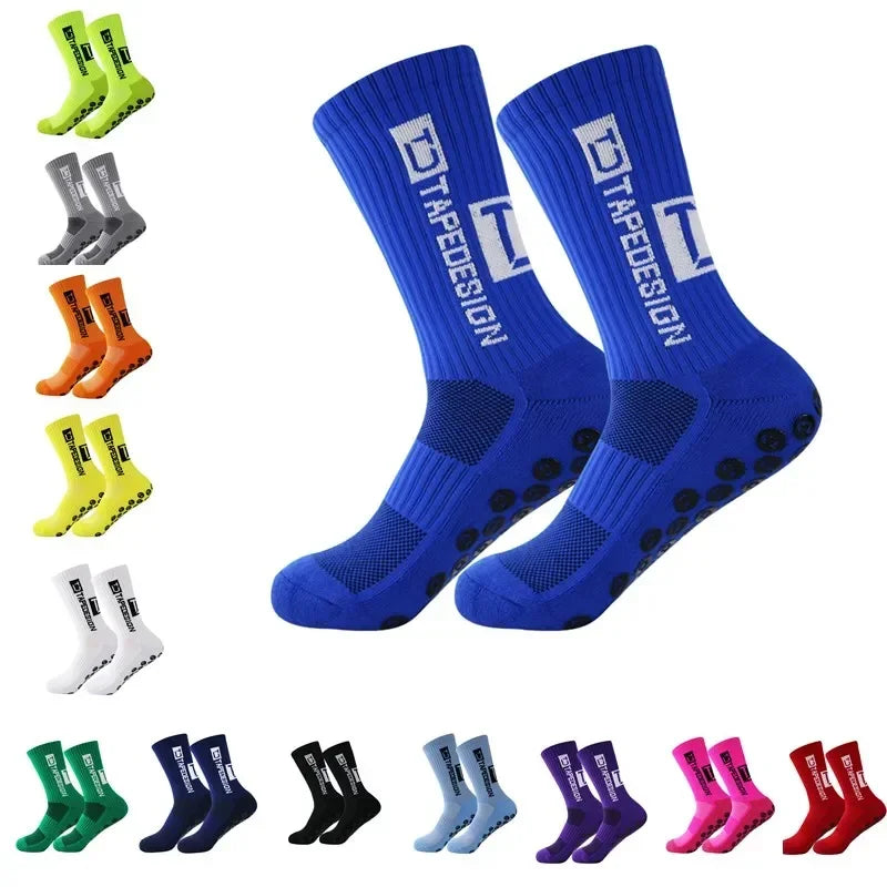 Professional Anti-Slip Athletic Socks - Unisex Performance Sports Socks for Football, Soccer & Basketball