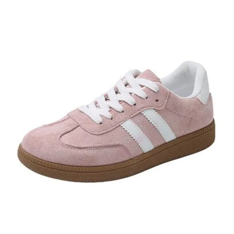 Women's Casual Walking Sneakers - Fashion Flat Vulcanized Shoes for Outdoor Activities