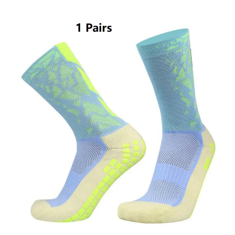 Professional Anti-Slip Athletic Socks - Unisex Performance Sports Socks for Football, Soccer & Basketball