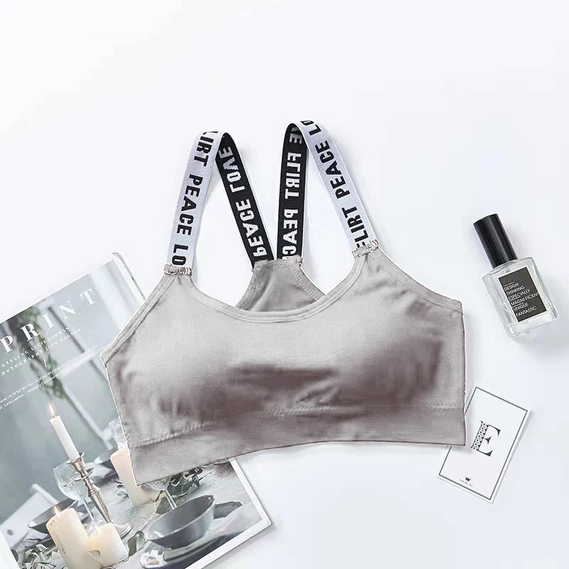 Women's Performance Sports Bra - Padded Push-Up Fitness Top for Gym & Yoga