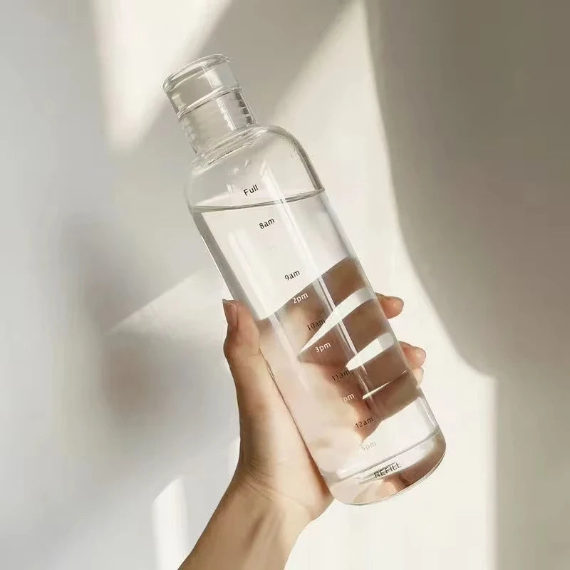 Transparent Plastic Sports Water Bottle