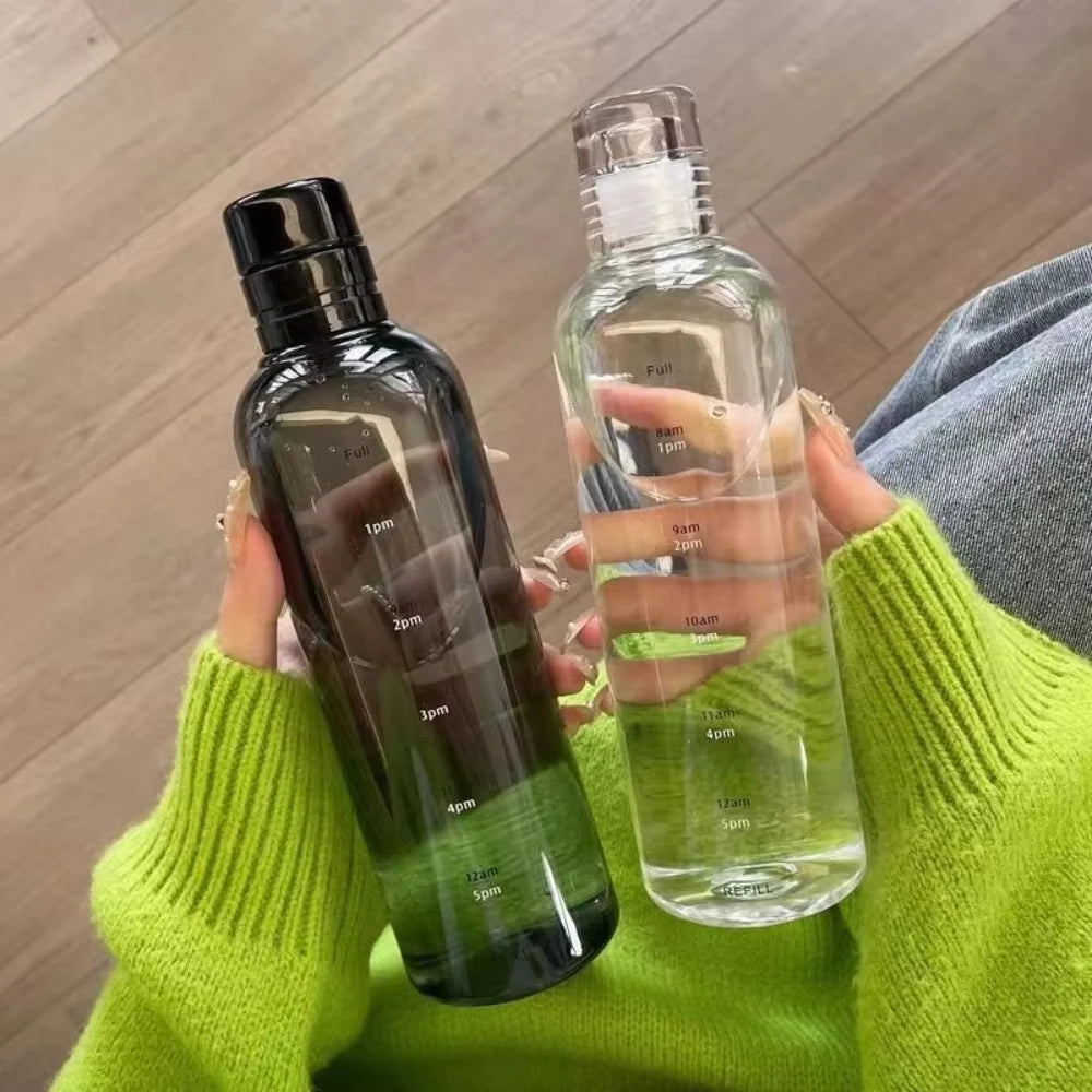 Transparent Plastic Sports Water Bottle