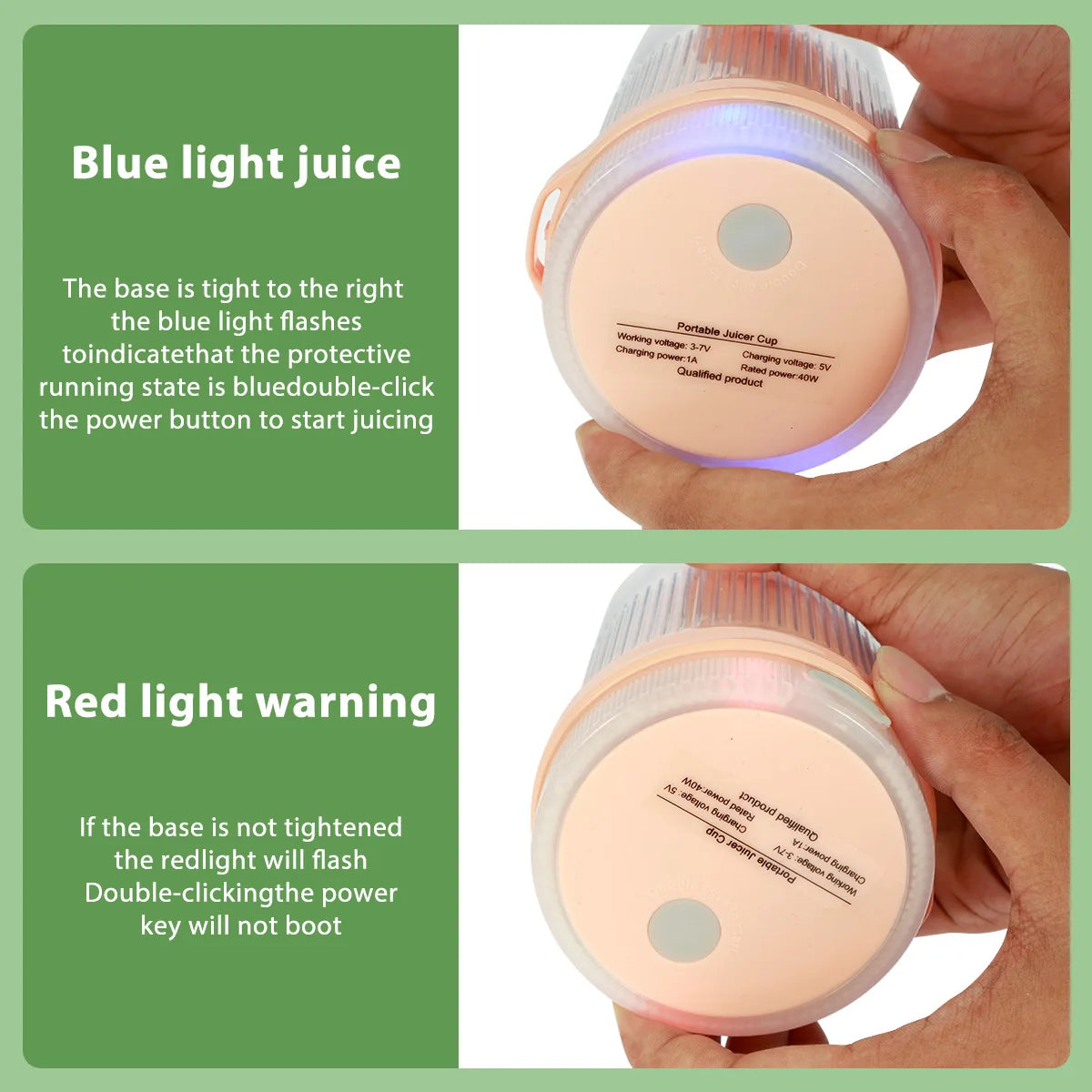 Portable USB Rechargeable Mini Blender