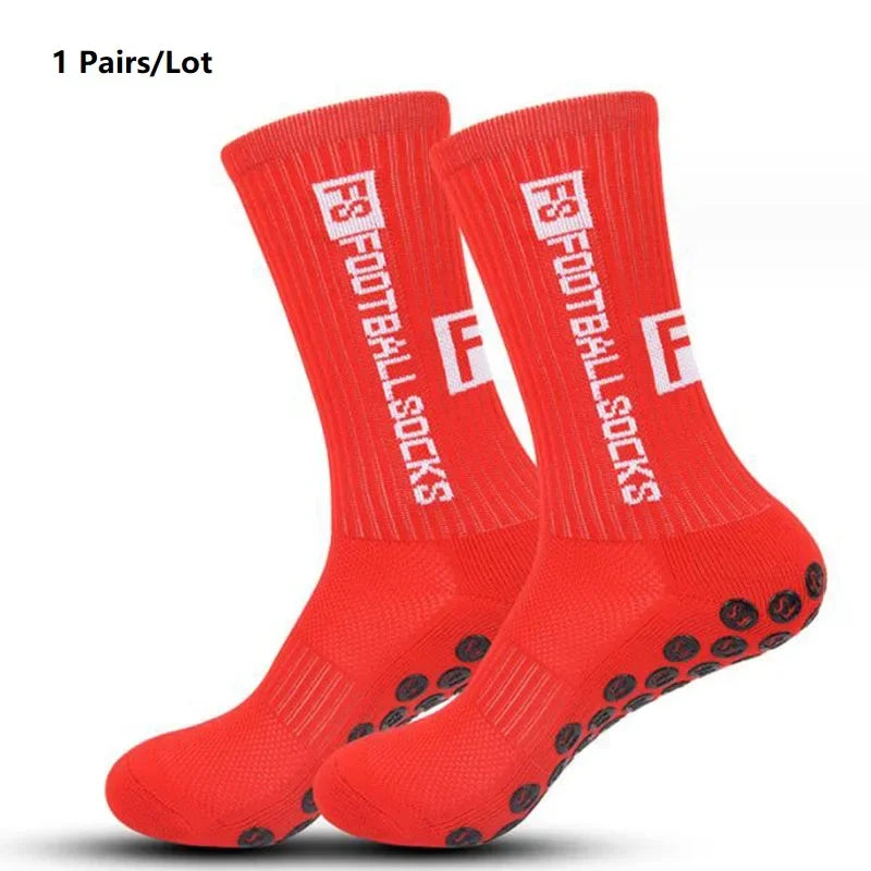 Professional Anti-Slip Athletic Socks - Unisex Performance Sports Socks for Football, Soccer & Basketball