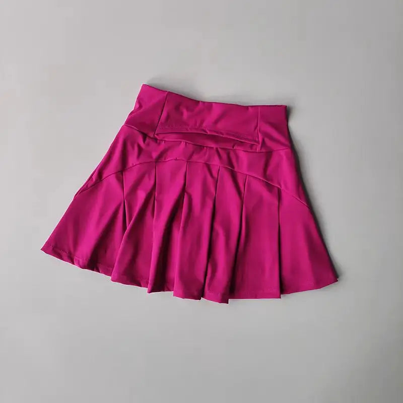 Women's High-Waisted Athletic Skirt - Quick-Dry Sports Skirt for Tennis, Golf & Running
