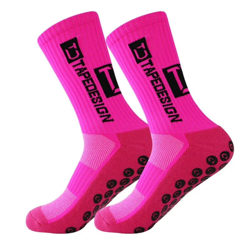 Professional Anti-Slip Athletic Socks - Unisex Performance Sports Socks for Football, Soccer & Basketball