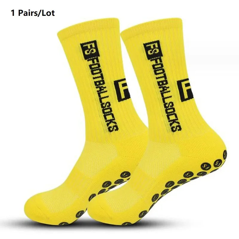 Professional Anti-Slip Athletic Socks - Unisex Performance Sports Socks for Football, Soccer & Basketball
