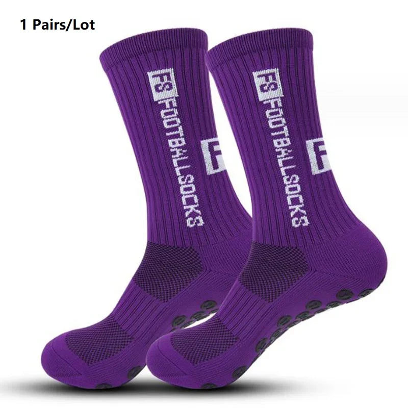 Professional Anti-Slip Athletic Socks - Unisex Performance Sports Socks for Football, Soccer & Basketball
