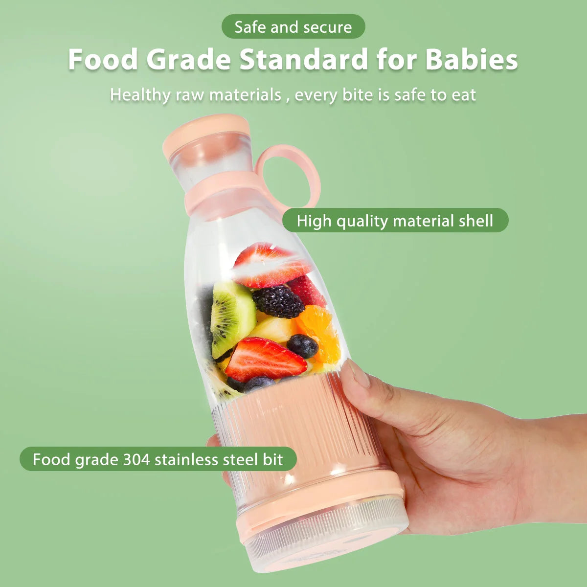 Portable USB Rechargeable Mini Blender