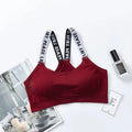 Women's Performance Sports Bra - Padded Push-Up Fitness Top for Gym & Yoga
