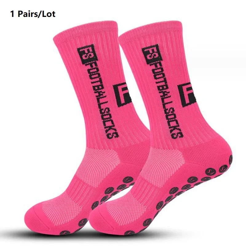 Professional Anti-Slip Athletic Socks - Unisex Performance Sports Socks for Football, Soccer & Basketball