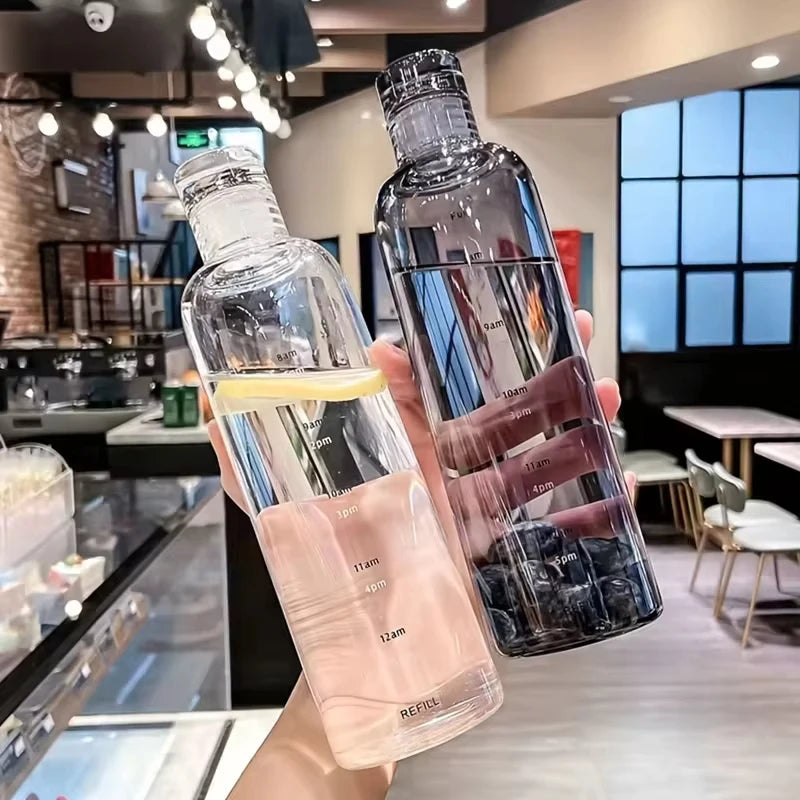Transparent Plastic Sports Water Bottle