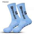 Professional Anti-Slip Athletic Socks - Unisex Performance Sports Socks for Football, Soccer & Basketball