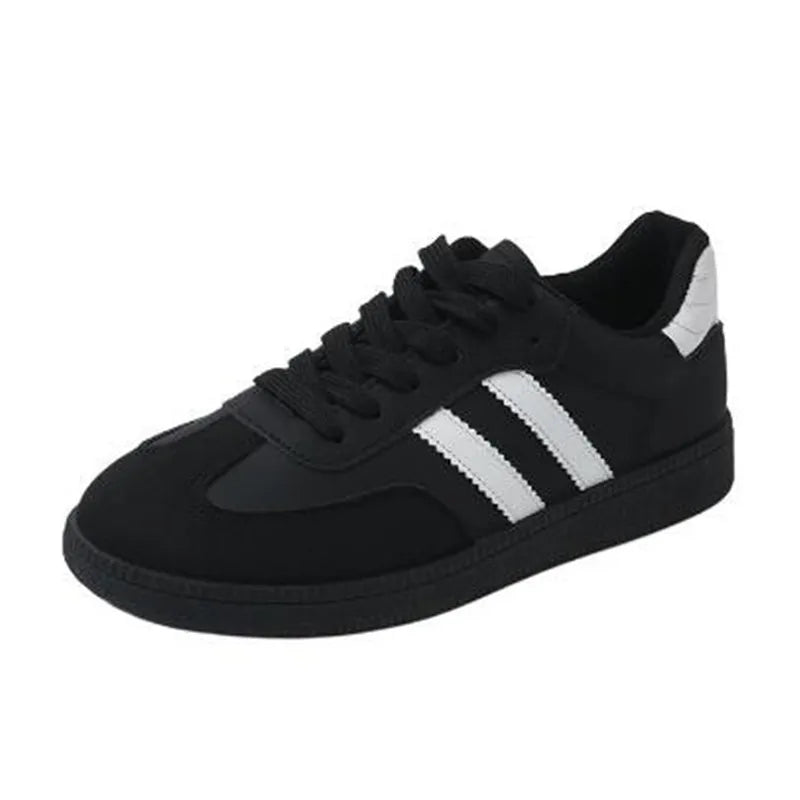 Women's Casual Walking Sneakers - Fashion Flat Vulcanized Shoes for Outdoor Activities