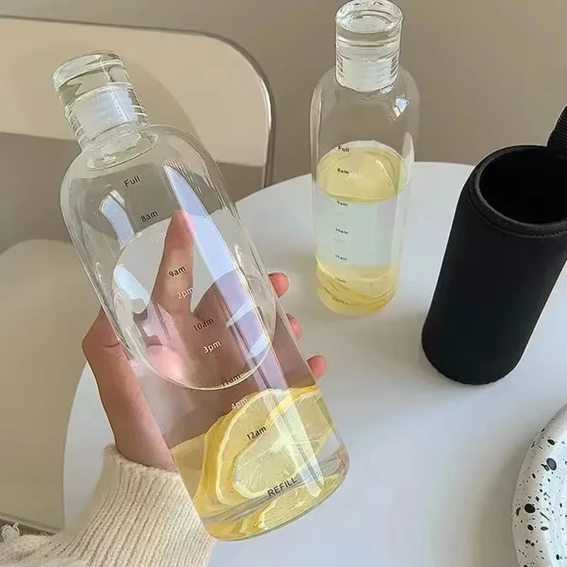 Transparent Plastic Sports Water Bottle